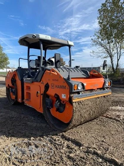 Used Hamm Compactor Ready